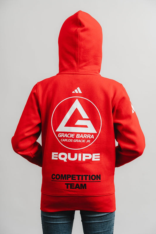 GB Comp Team Youth Zip Hoodie by Adidas - Red