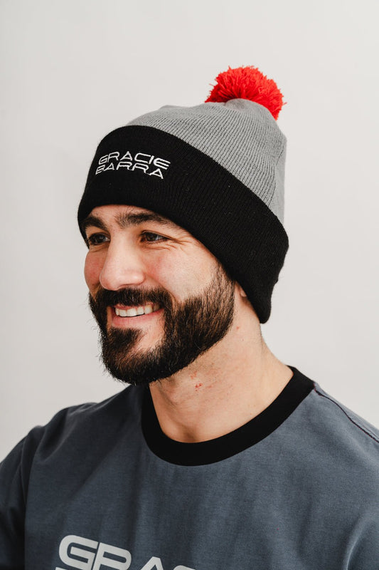 Colorblock Beanie - Grey