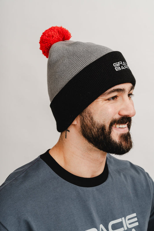 Colorblock Beanie - Grey