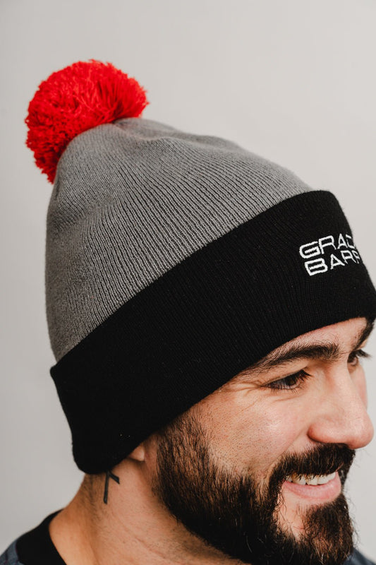 Colorblock Beanie - Grey