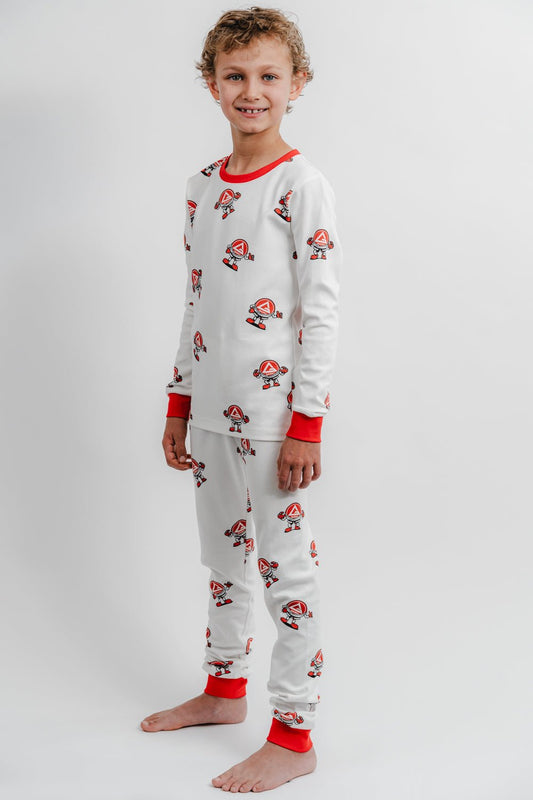 GB Barrinha Youth Pajama Set - White