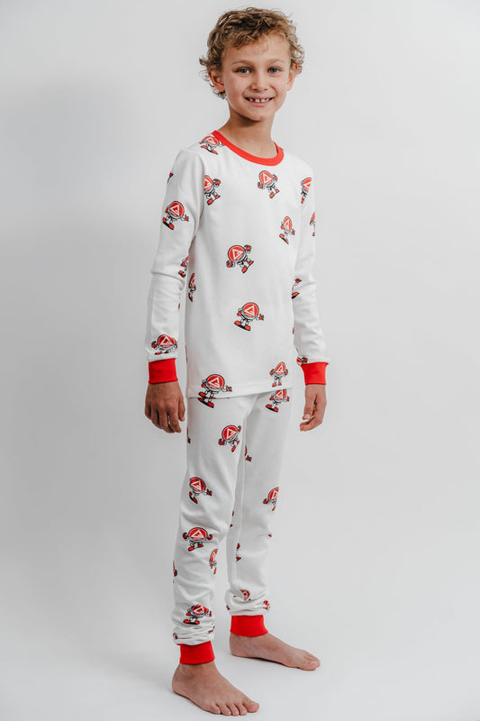 GB Barrinha Youth Pajama Set - White