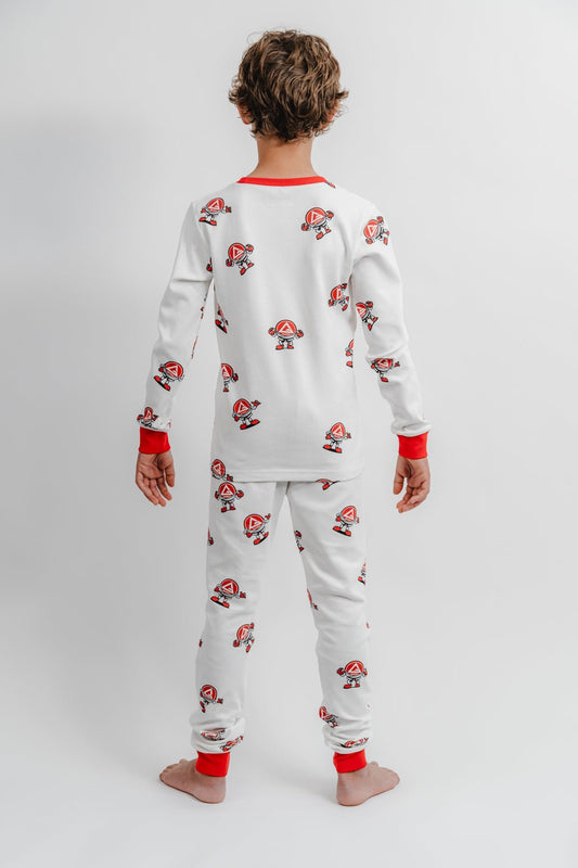 GB Barrinha Youth Pajama Set - White