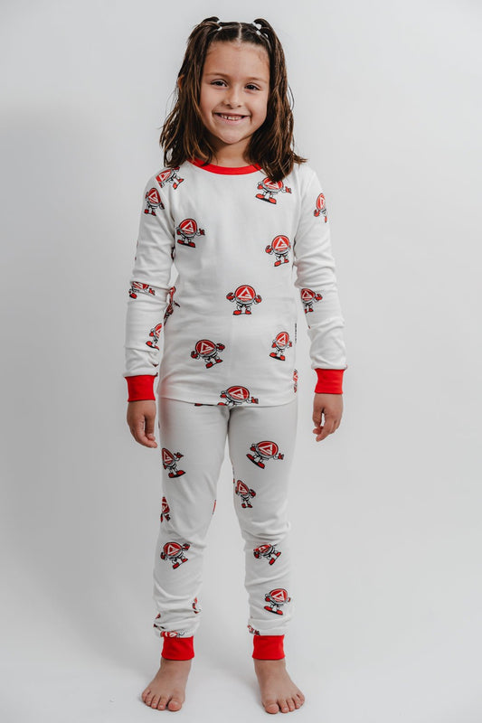 GB Barrinha Youth Pajama Set - White