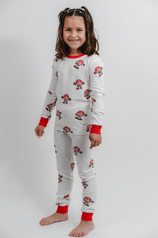 GB Barrinha Youth Pajama Set - White