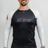 GB Performance L/S Ranked Rashguard by Adidas - White