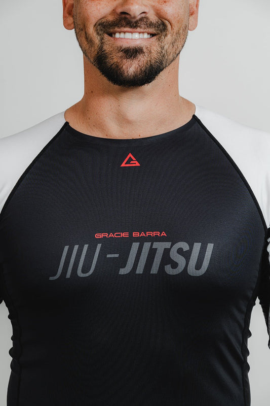 GB Performance L/S Ranked Rashguard by Adidas - White