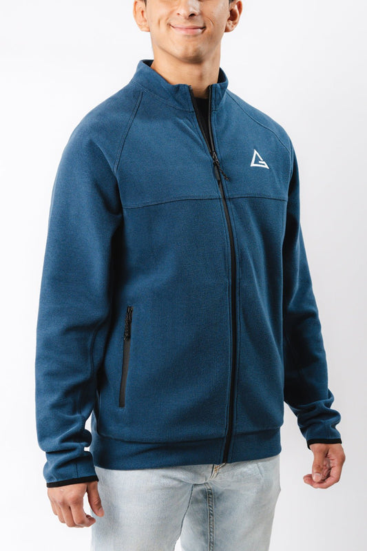 Legacy Mens Track Jacket - Blue