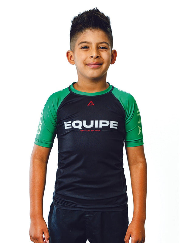 GB Edition S/S Youth Ranked Rashguard - Green