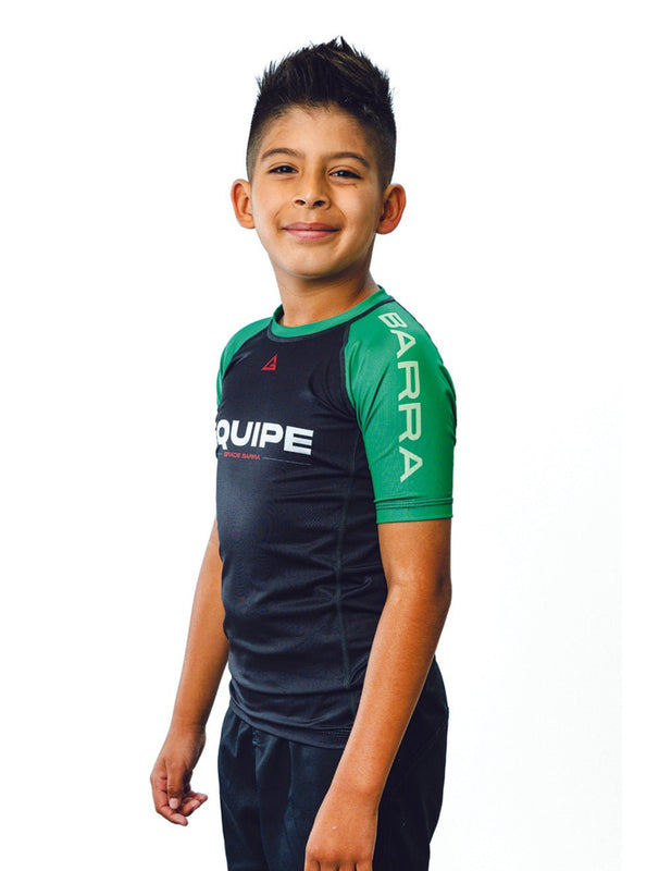 GB Edition S/S Youth Ranked Rashguard - Green