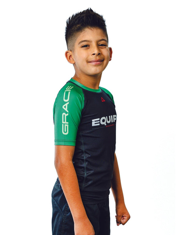 GB Edition S/S Youth Ranked Rashguard - Green