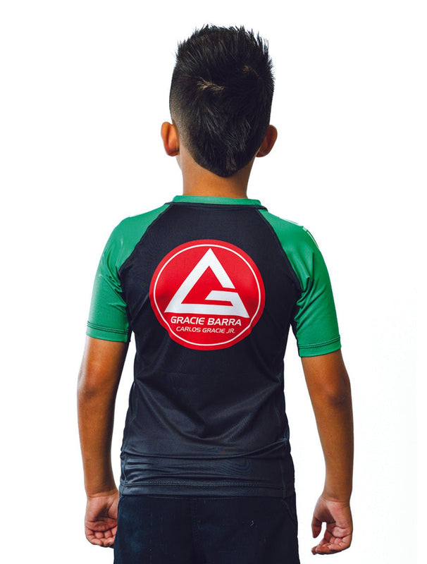 GB Edition S/S Youth Ranked Rashguard - Green