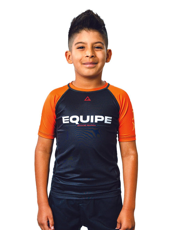 GB Edition S/S Youth Ranked Rashguard - Orange