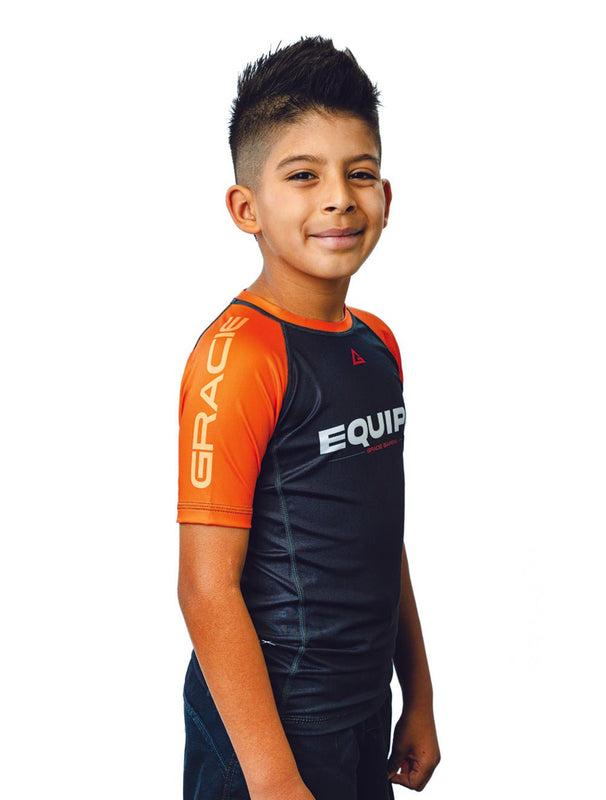 GB Edition S/S Youth Ranked Rashguard - Orange