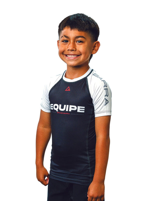 GB Edition S/S Youth Ranked Rashguard - White