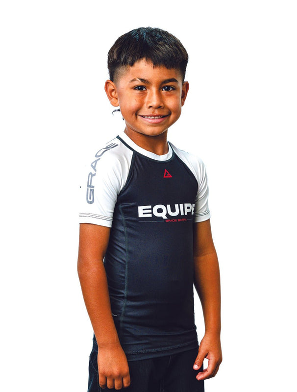 GB Edition S/S Youth Ranked Rashguard - White