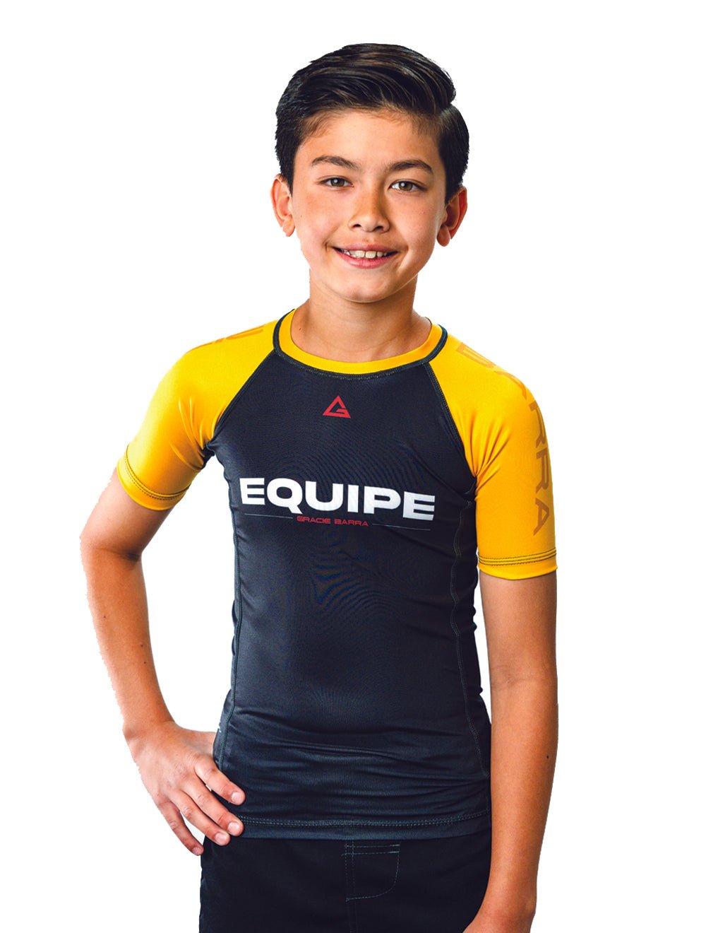 GB Edition S/S Youth Ranked Rashguard - Yellow