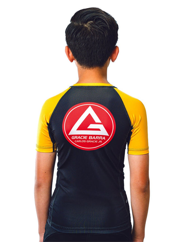 GB Edition S/S Youth Ranked Rashguard - Yellow