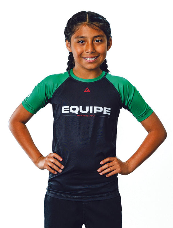 GB Edition S/S Youth Ranked Rashguard - Green