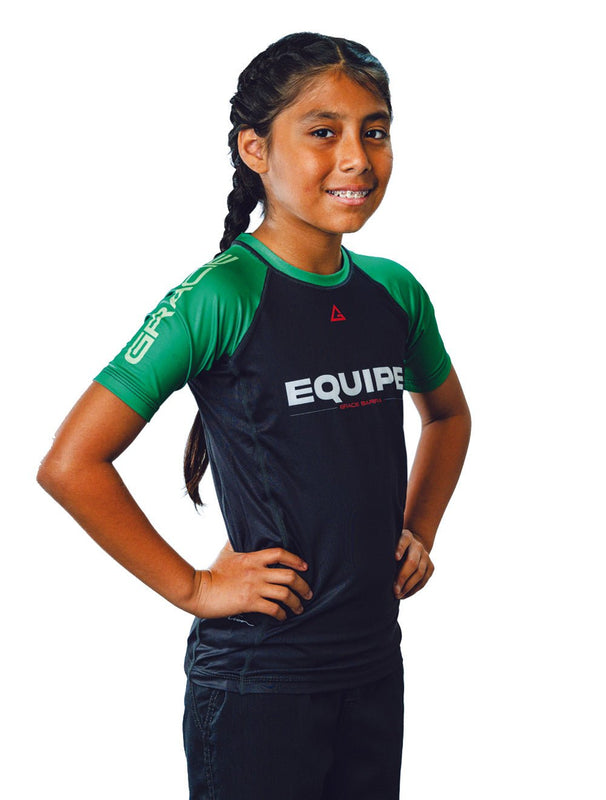 GB Edition S/S Youth Ranked Rashguard - Green