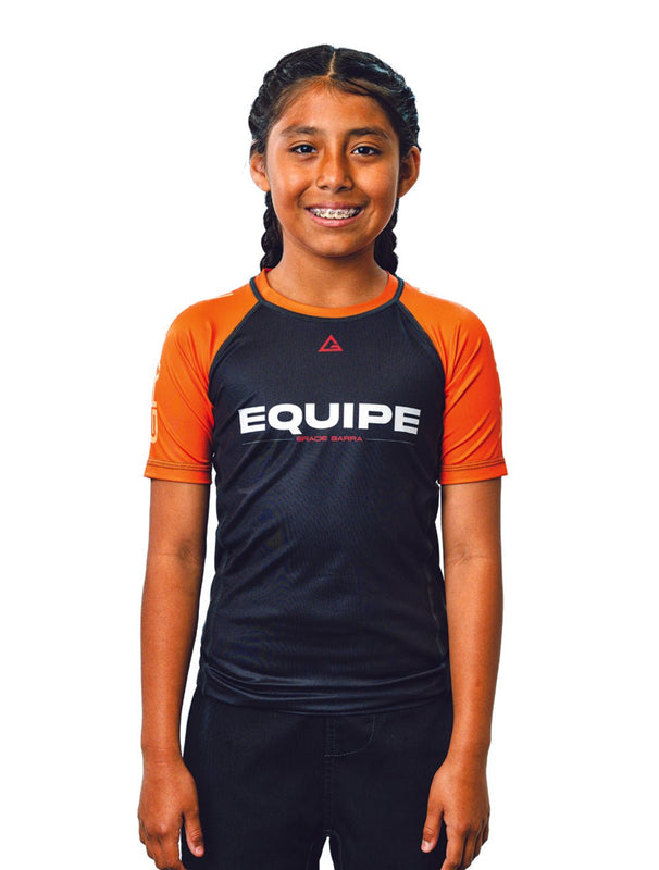 GB Edition S/S Youth Ranked Rashguard - Orange