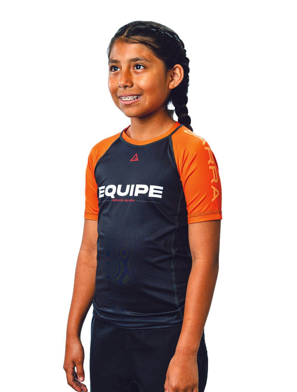 GB Edition S/S Youth Ranked Rashguard - Orange