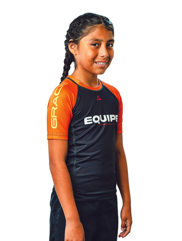 GB Edition S/S Youth Ranked Rashguard - Orange