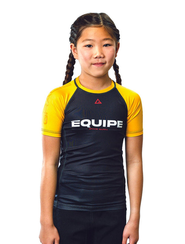 GB Edition S/S Youth Ranked Rashguard - Yellow