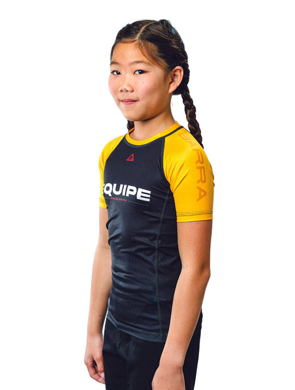 GB Edition S/S Youth Ranked Rashguard - Yellow