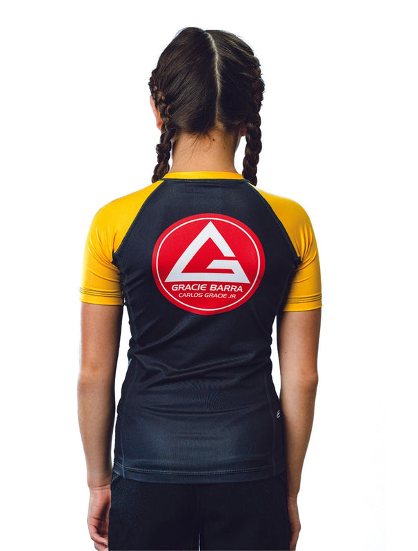 GB Edition S/S Youth Ranked Rashguard - Yellow