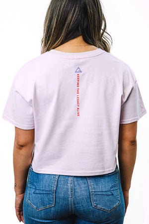 Legacy Womens Cropped Tee - Pink