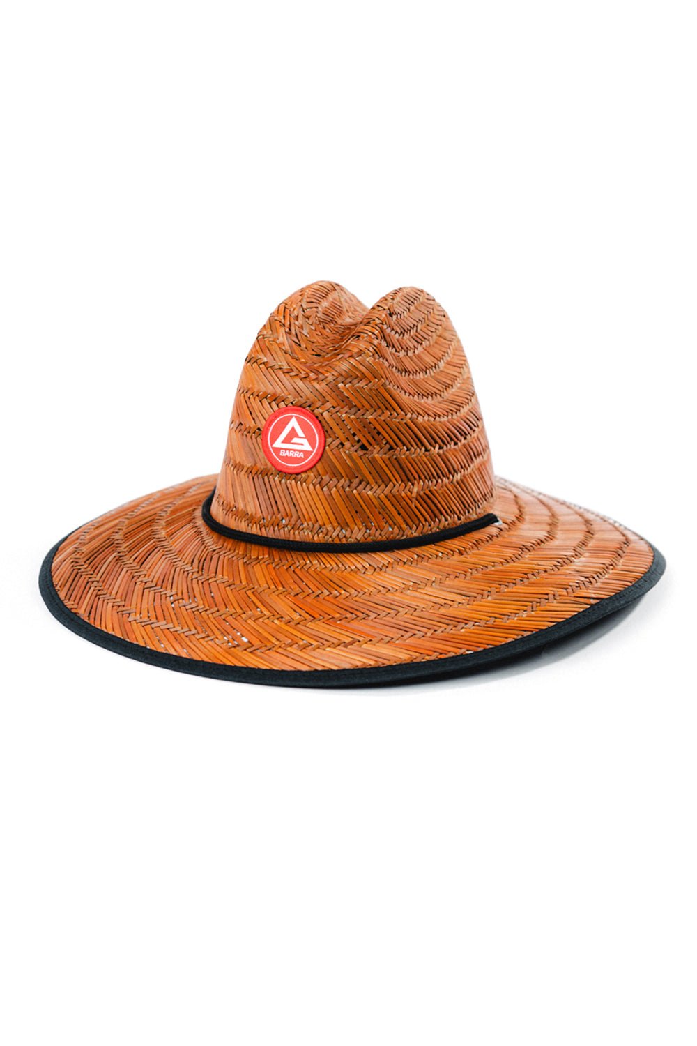 Red Shield Classic Straw Hat - Natural