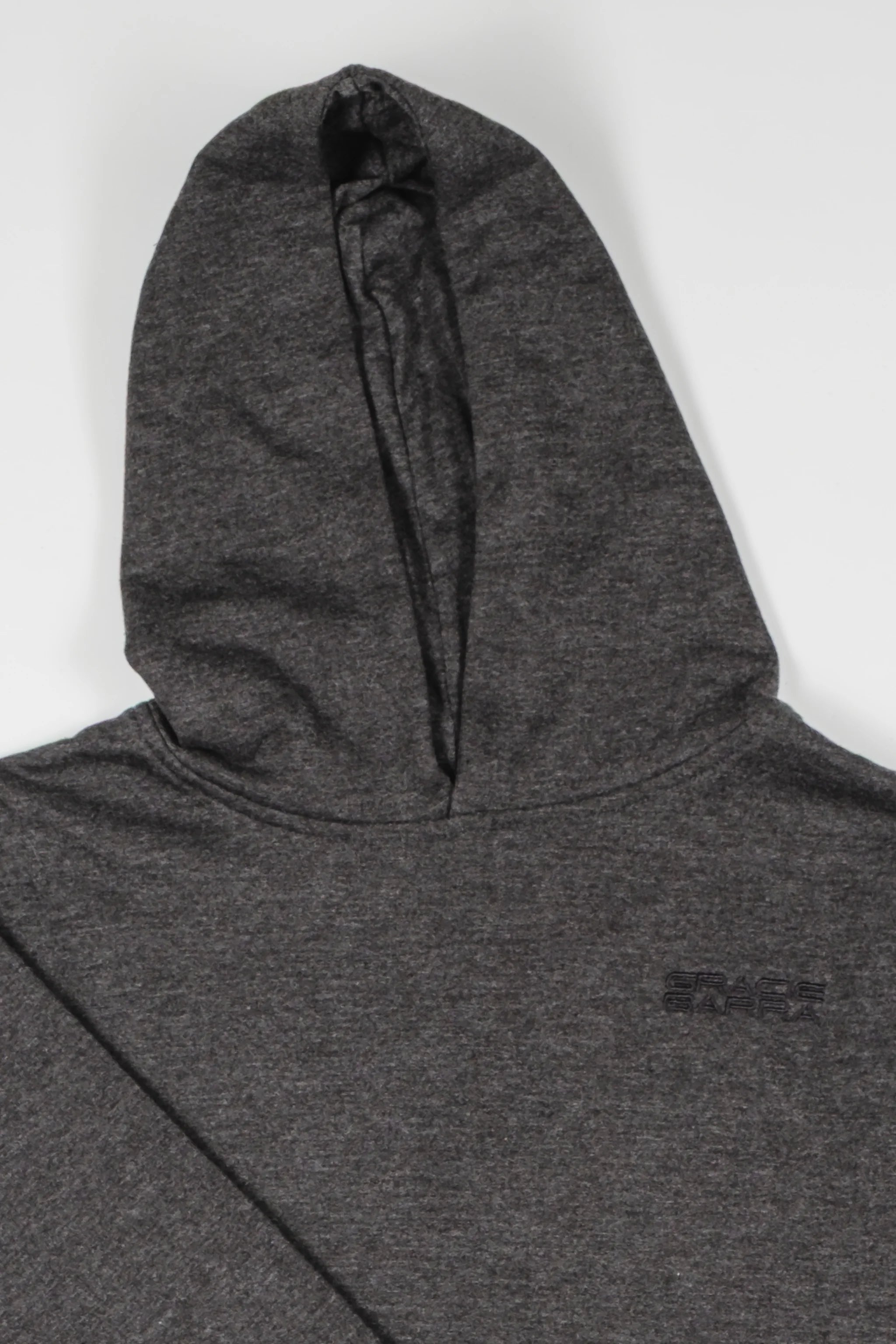 Emblem Kids Hoodie - Dark Heather Grey