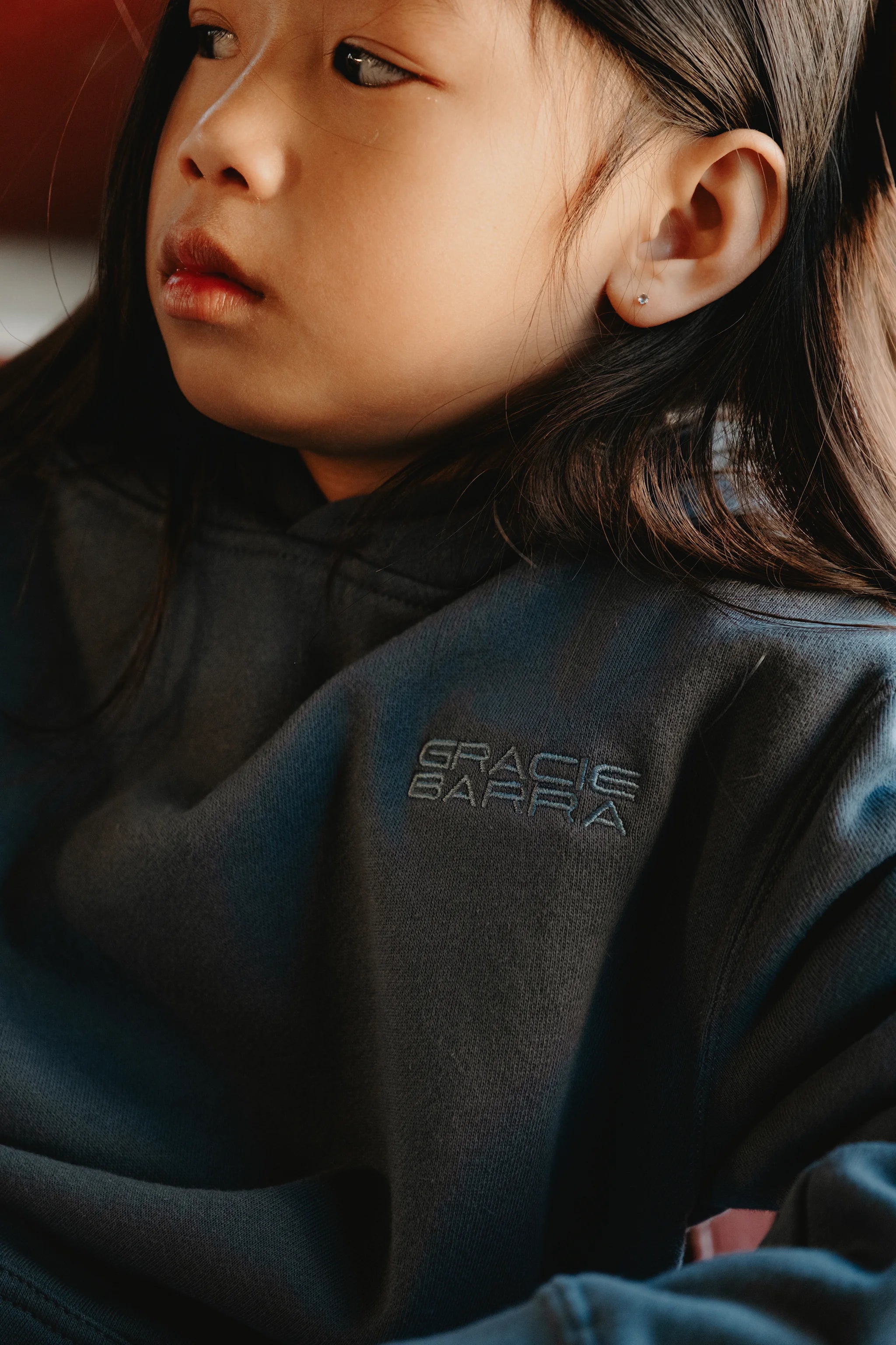 Emblem Kids Hoodie - Slate