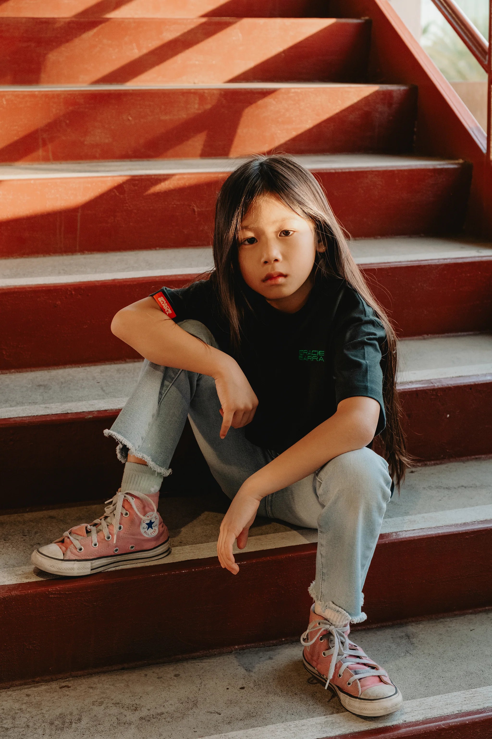 Emblem Kids Tee - Green