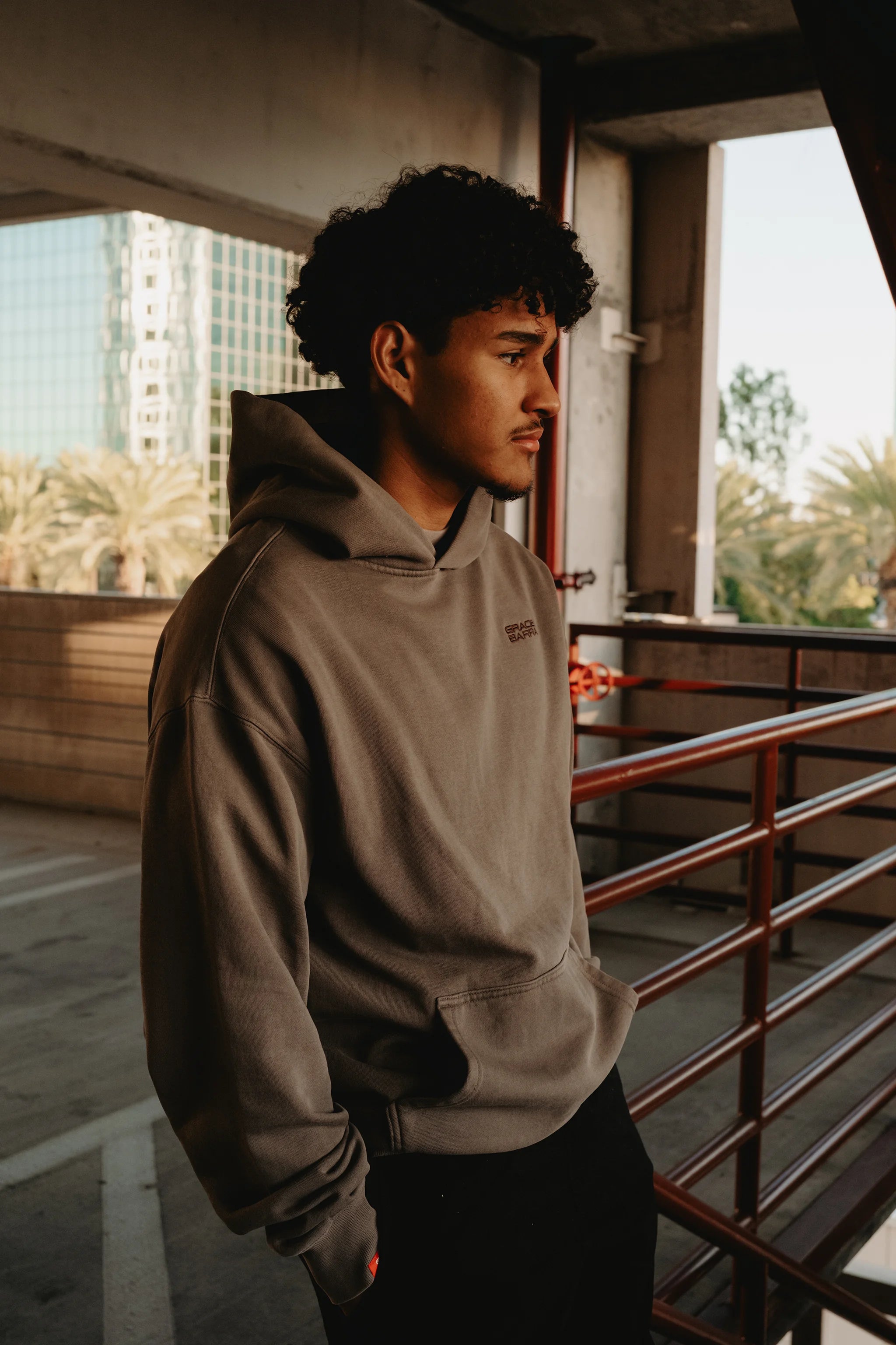 Emblem Hoodie - Grey