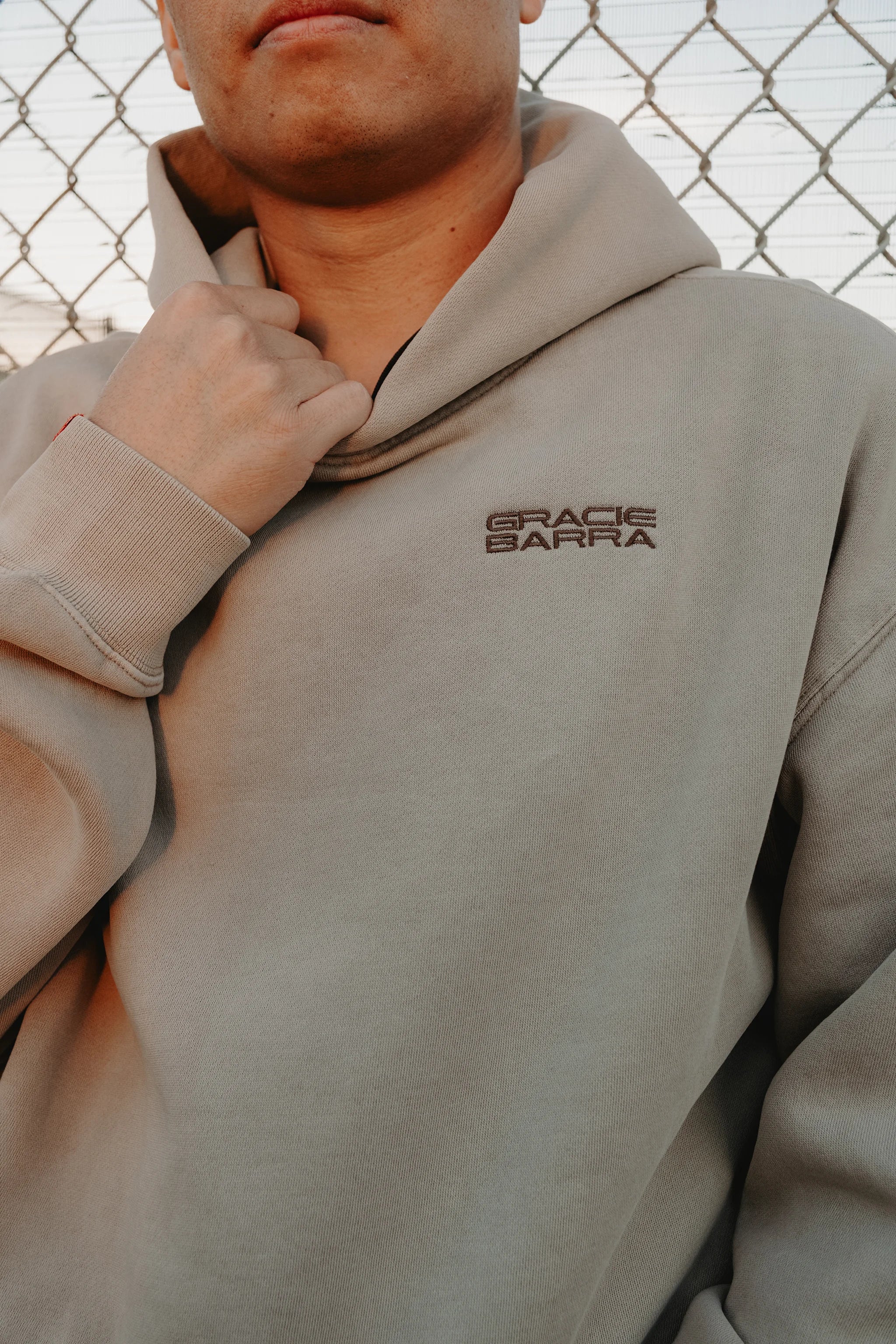 Emblem Hoodie - Sand