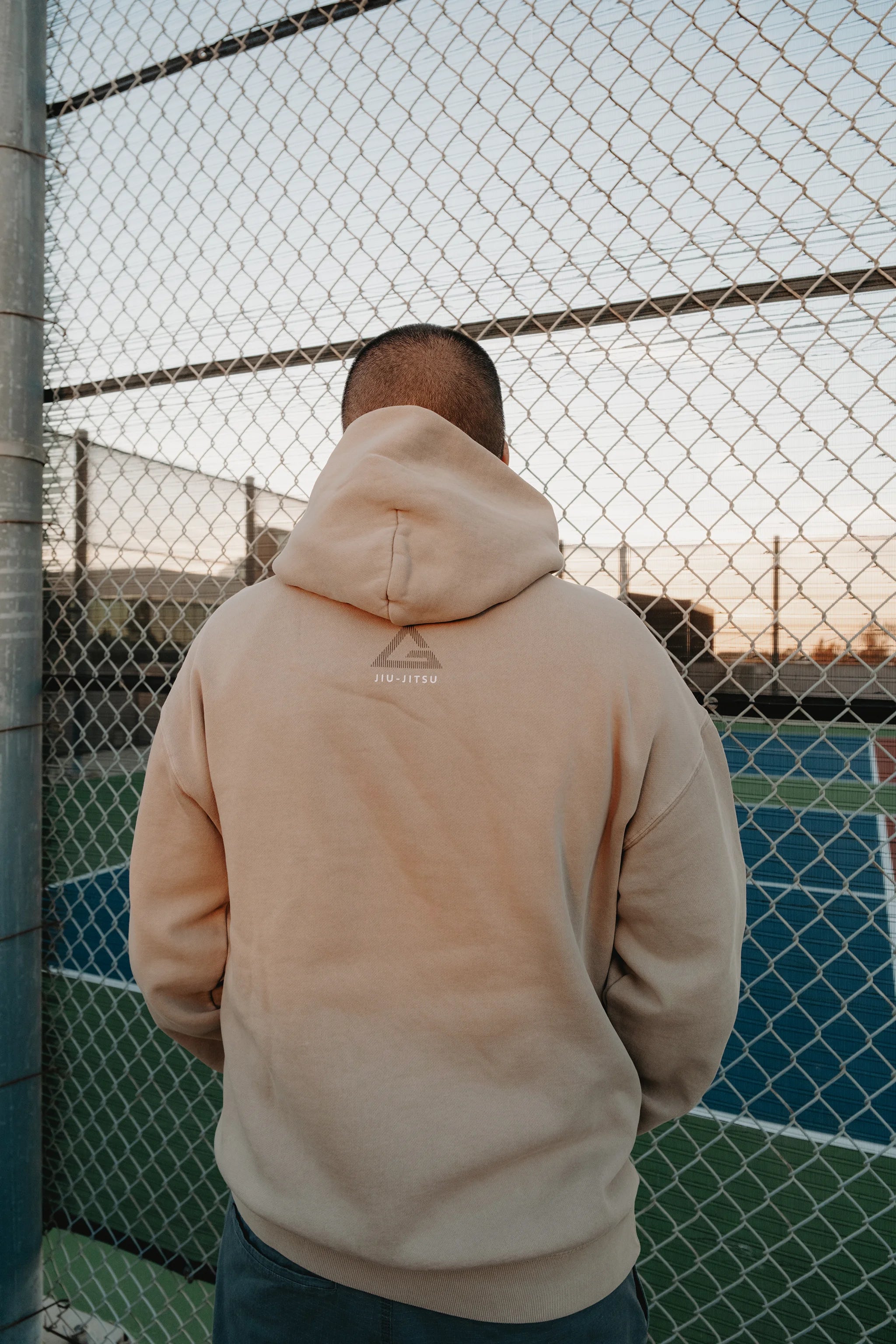 Emblem Hoodie - Sand