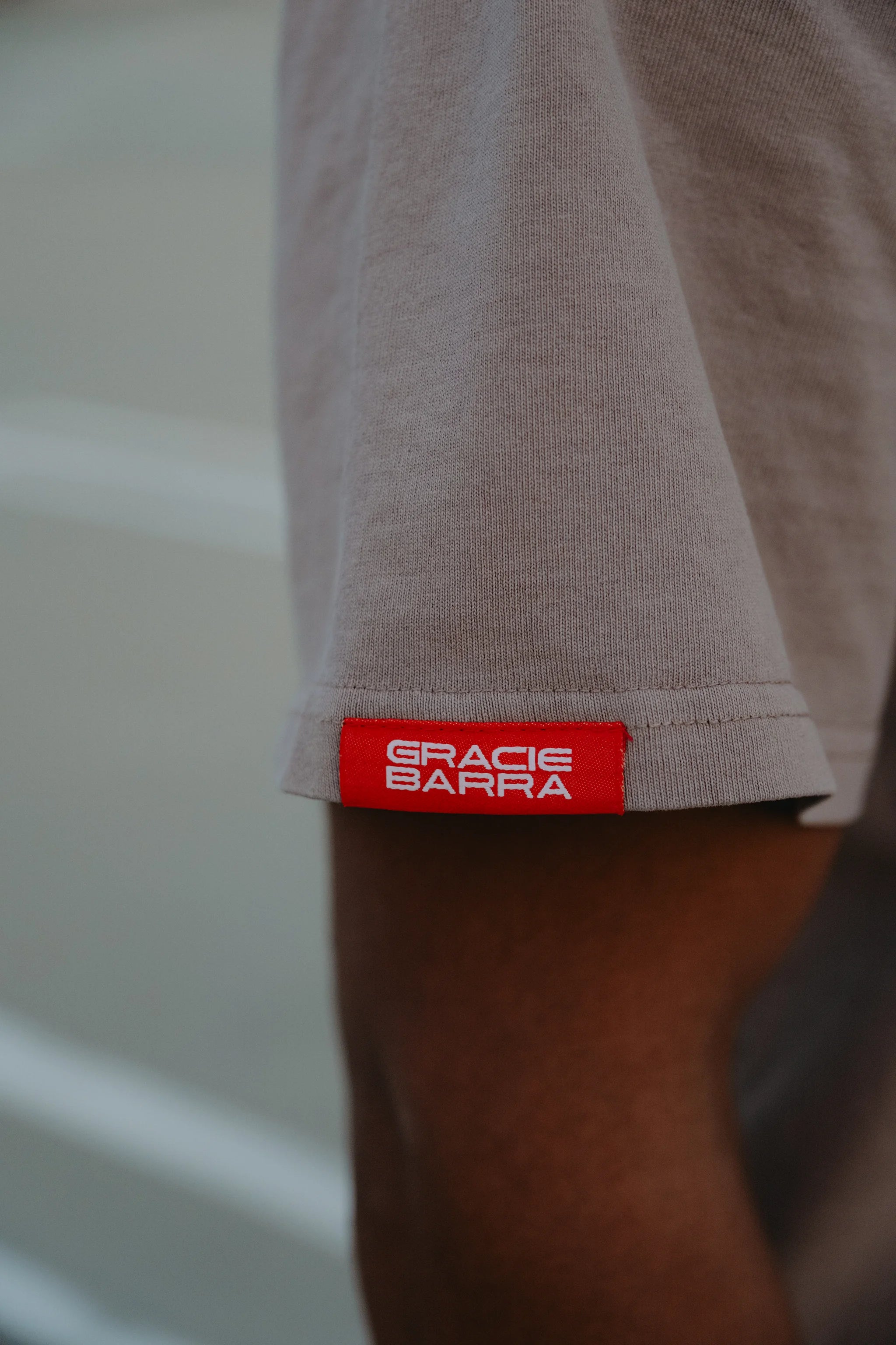 Emblem Tee - Warm Grey