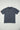 Front view of the slate Gracie Barra Emblem Tee featuring a subtle embroidered chest emblem.