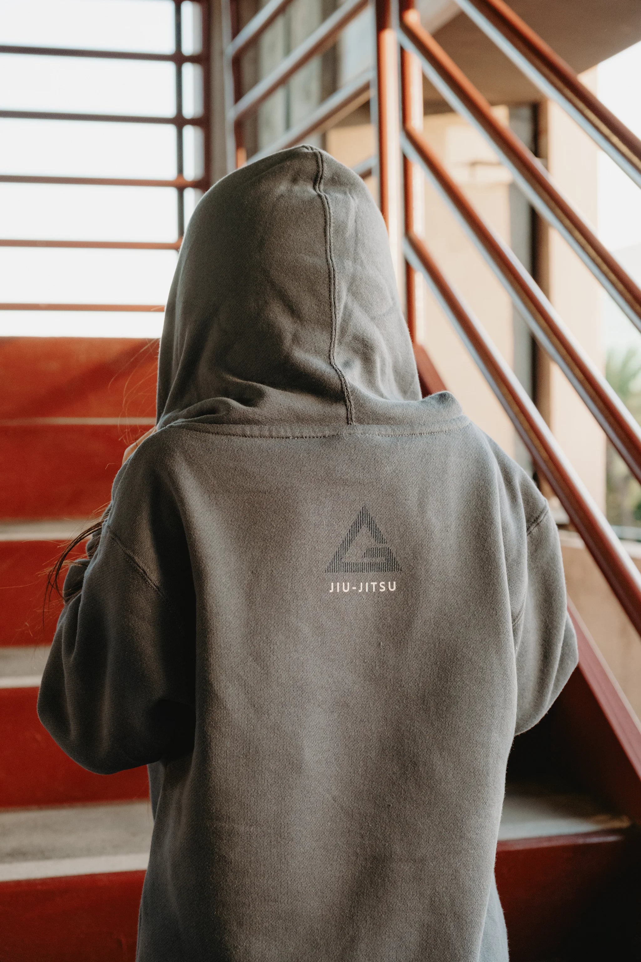 Emblem Womens Hoodie - Grey