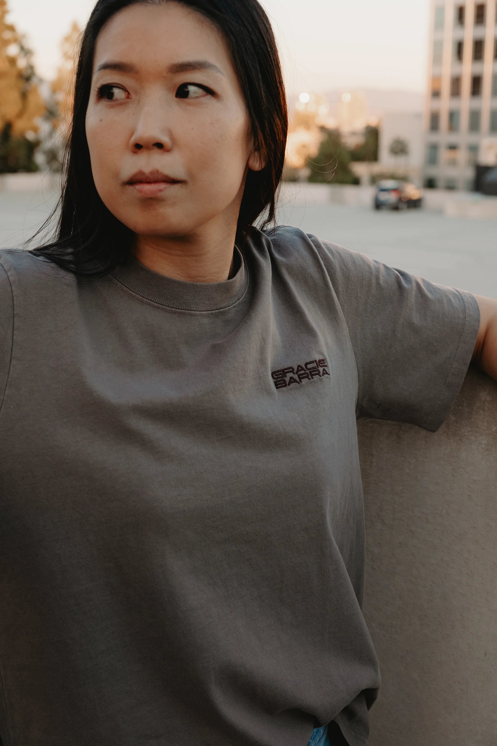 Emblem Womens Tee - Grey