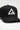 Black adidas snapback cap close-up with embroidered Gracie Barra Legacy G logo on front panel and curved brim on white background