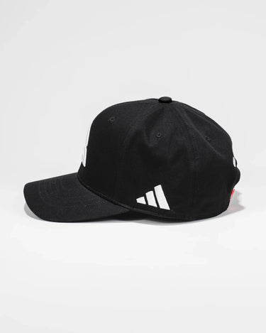 ラビ　everyone×adidas ブラックキャップ All Blacks 24/25 3-Stripe Baseball Cap by Adidas / World Rugby Shop