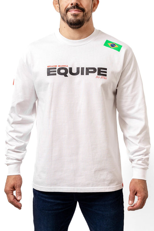 Equipe Mens L/S Tee - White