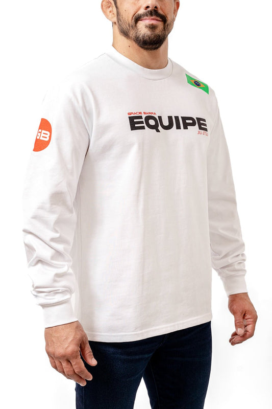 Equipe Mens L/S Tee - White