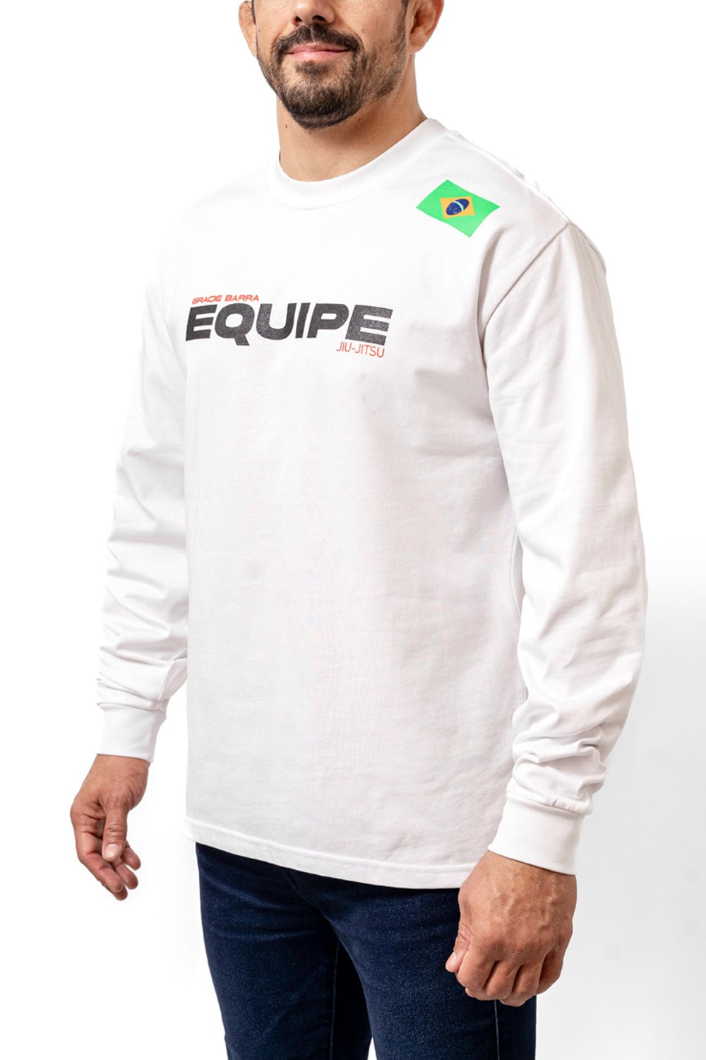 Equipe Mens L/S Tee - White