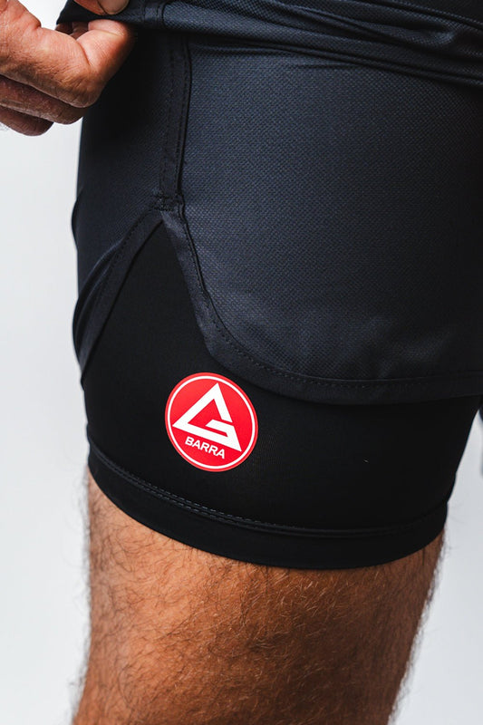 GB Essentials Mens 6" Undershort - Black