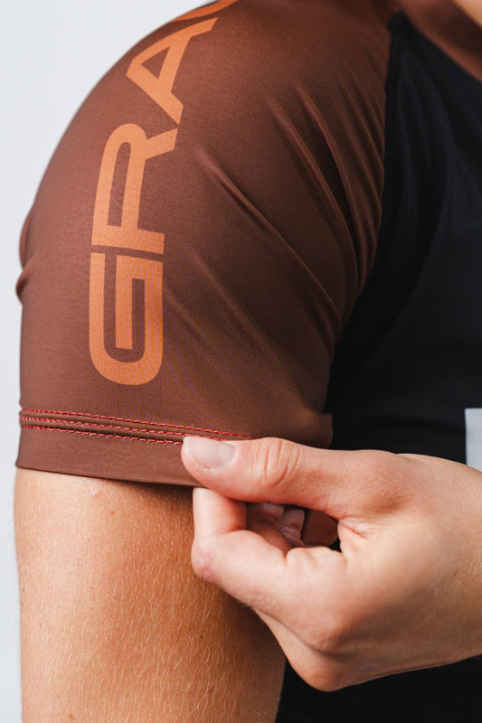 GB Essentials Womens Ranked Rashguard - Brown