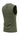 Army Green Flow Men's Sleeveless Tech Tee, back three-quarter view, with a tonal "JIU-JITSU" wordmark on the upper back.